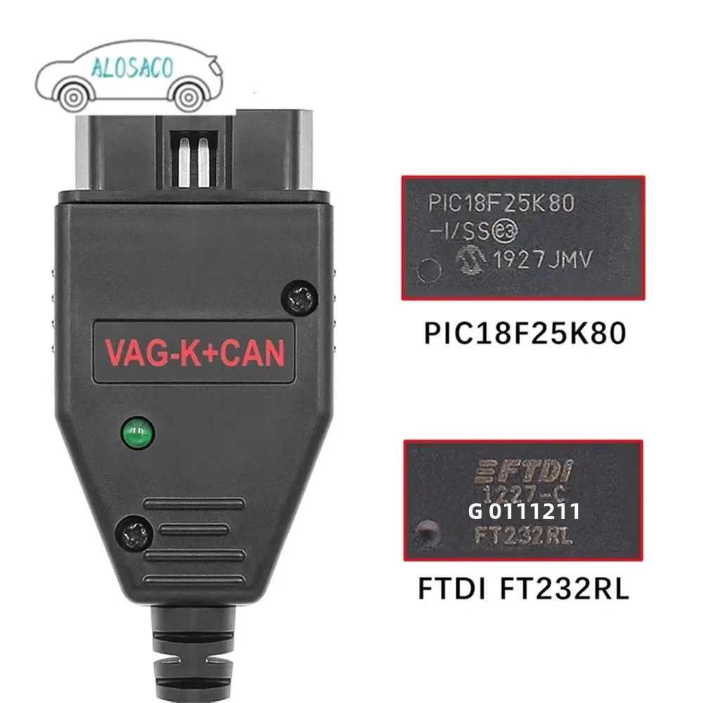 VAG K+CAN Commander Software version 1.4 Diagnostic Cable diagnose via CAN and Special function via K-Line works for VW,SEAT