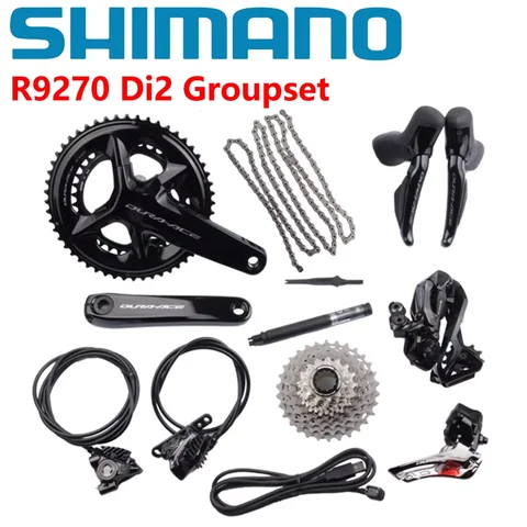 Shimano Di2 DURA-ACE R9270 2x12s Grupo ST-R9270 BR-R9270 Palanca de cambios Pinza de freno RD-R9250 FD-R9250 Pieza original Shimano