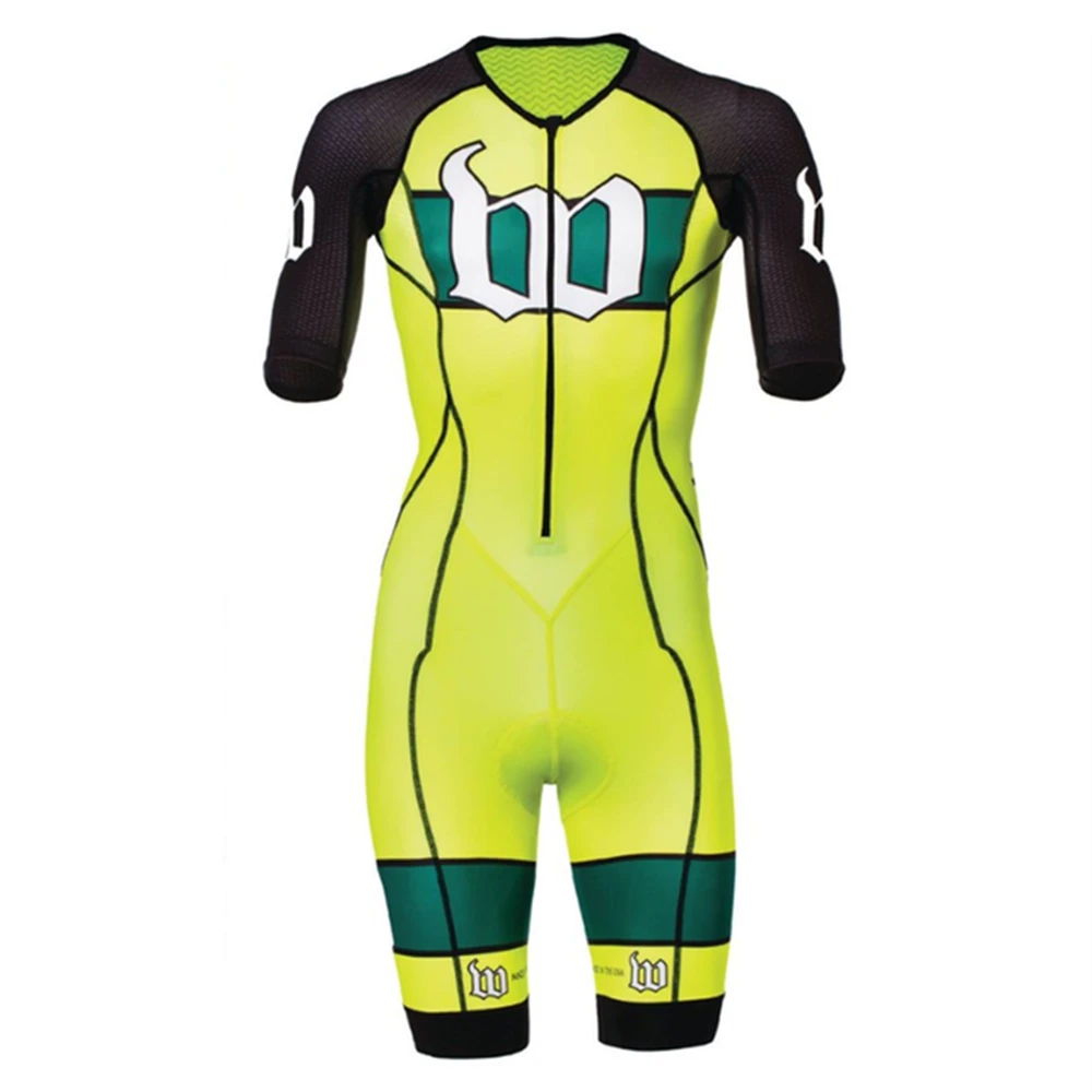 Wattie Ink Triathlon Team Racing Clothing Trisuit Outdoor Sprint Running Cycling Equipment Jumpsuit Maillot Ciclismo Bicycle Kit