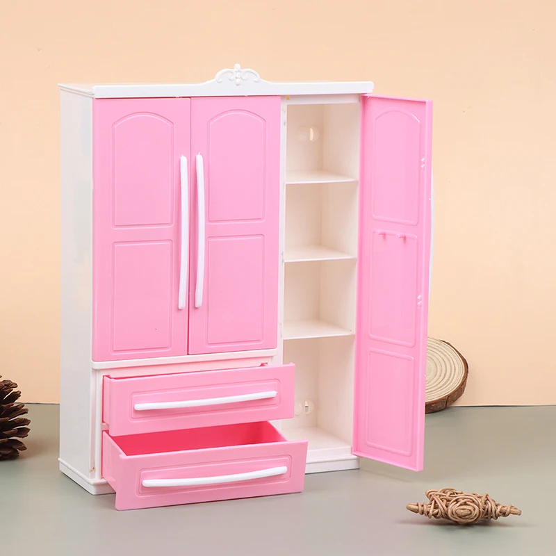 Lovely Plastic Closet Wardrobe with Mirror Bedroom Furniture Accessories