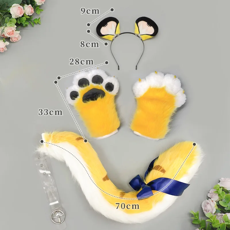 

Costume Roleplay Animal Ear Headband Soft Halloween Cosmetics Party Anime Enthusiasts Comfort Wear Day Night Event