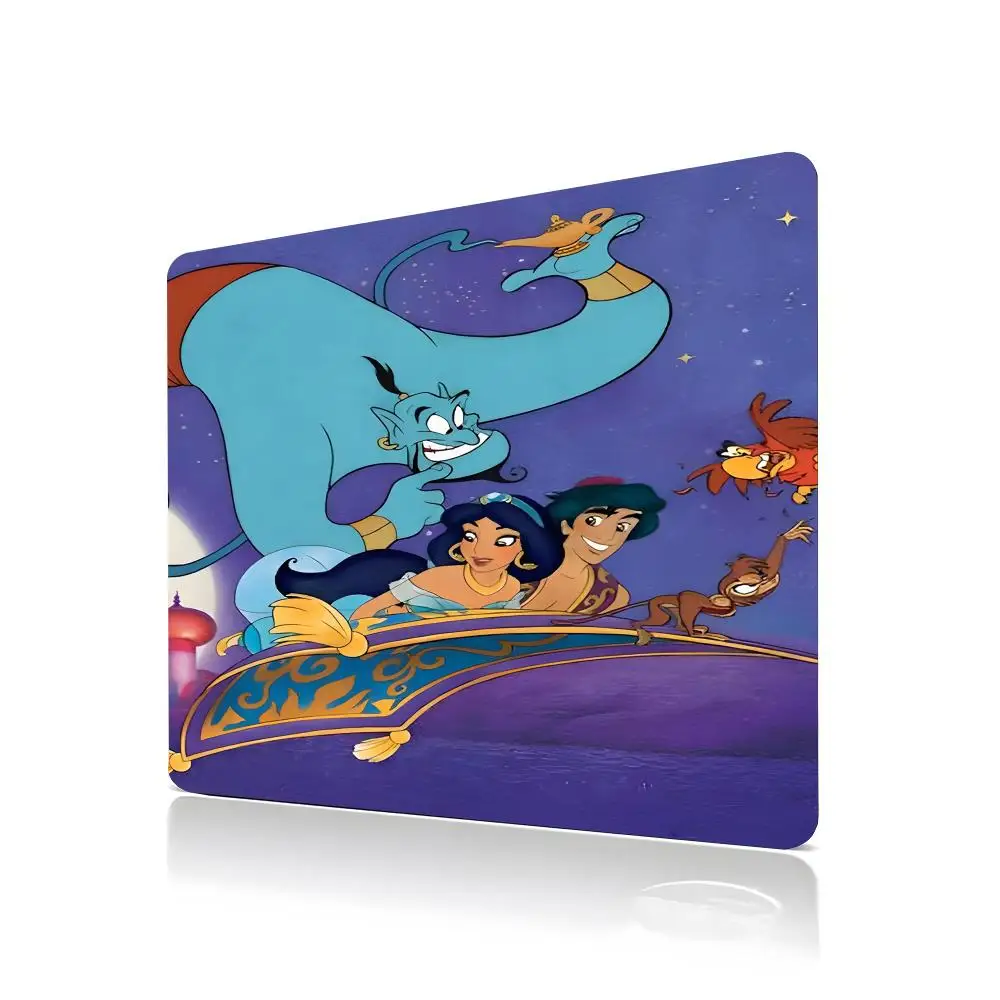 Disney Aladdin Princess Jasmine and Prince Mouse Pad universal desktop laptop simple office rubber small non-slip pad 450x400