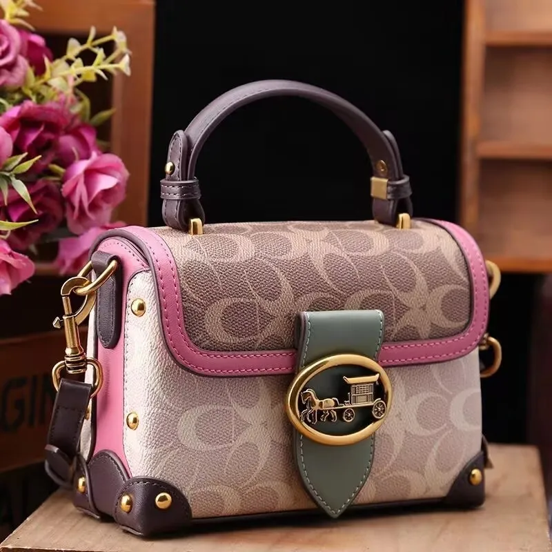 

Сумка в дизайнерском стиле - популярная высококачественная сумка 202. Классическая сумка через плечо - Сумка с роскошным дизайном коробок в стиле ретро.