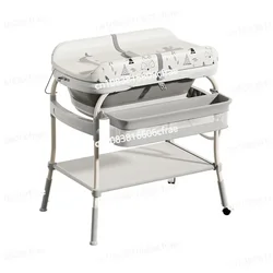 Diaper Table Newborn Baby Changing Diaper Bath Integrated Bathtub Multifunctional Mobile Touch Table Baby Care Table