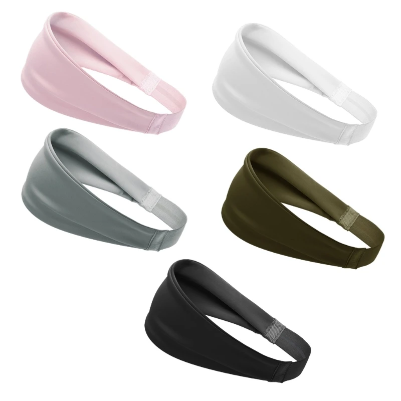 

Sport Headbands for Women, Sports Hairbands, Elastic Wide Headbands, Workout Yoga Sports Sweatbands Cooling Hairband