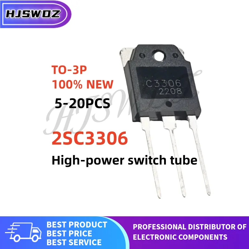 5/10/20PCS 2SC3306 C3306 TO-3P Switching Tube High-power Transistor 100% NEW