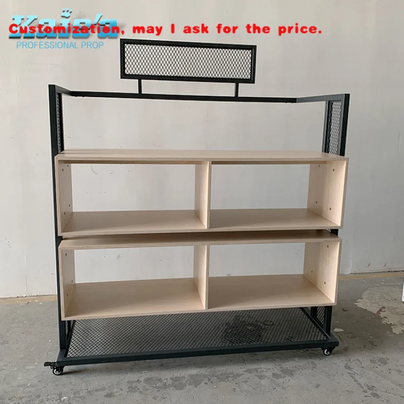 

на заказ.Новый дизайн, деревянный магазин одежды, витрина, мебель, магазин одежды, стеллажи и полки