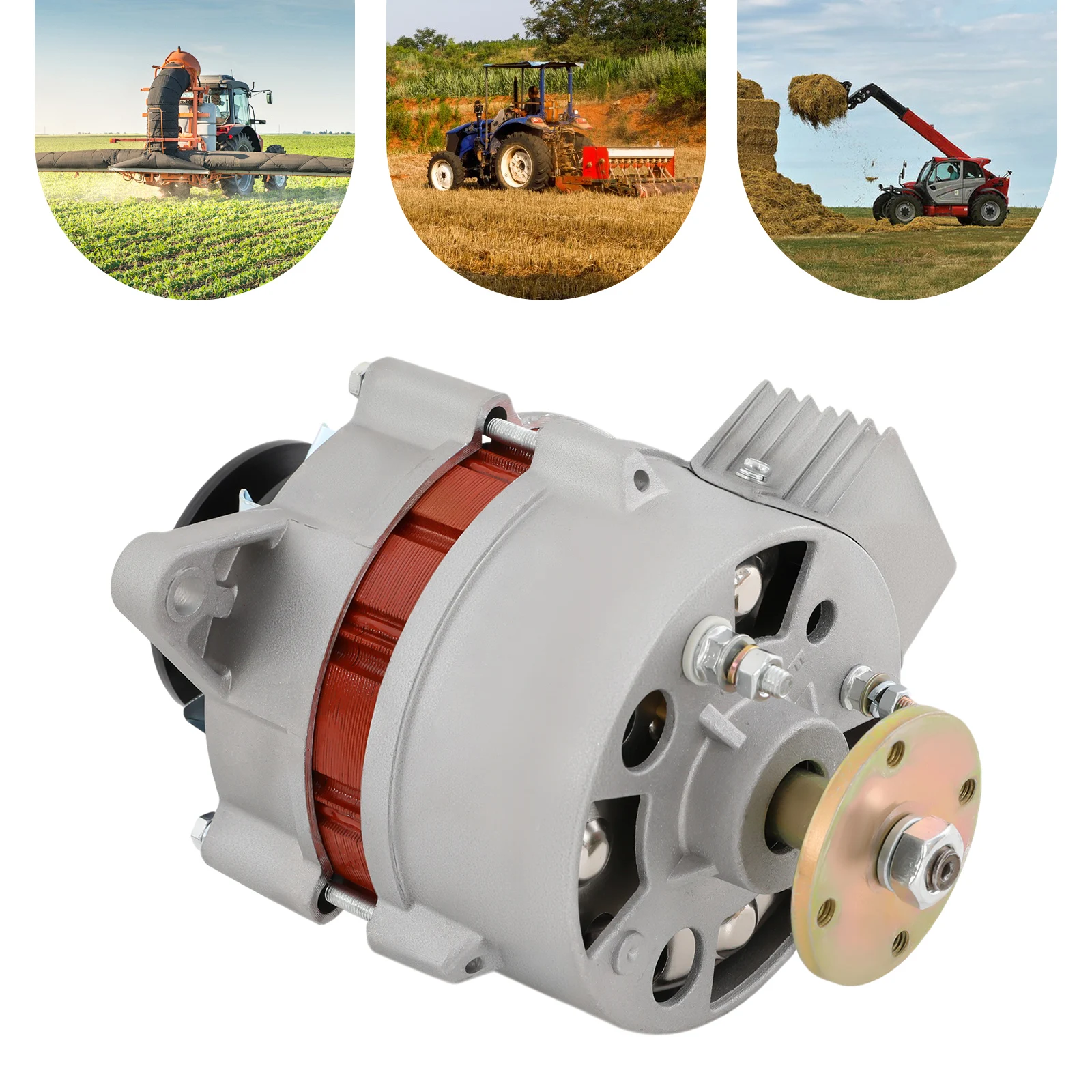 Permanent Magnet Generator 1000W 4500RPM AC DC Dual Use Alternator for Agricultural Vehicle Tricycle Tractor