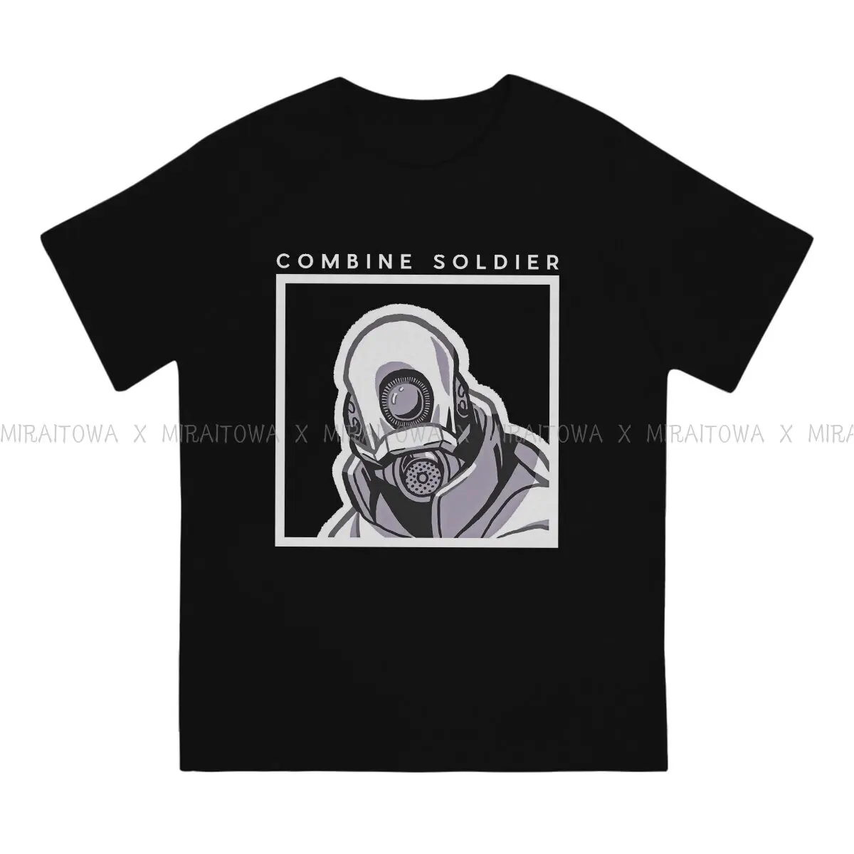 Half Life Game Combine Soldier Tshirt Graphic Men Tops Vintage Fashion Tees Clothes Cotton Harajuku T Shirt