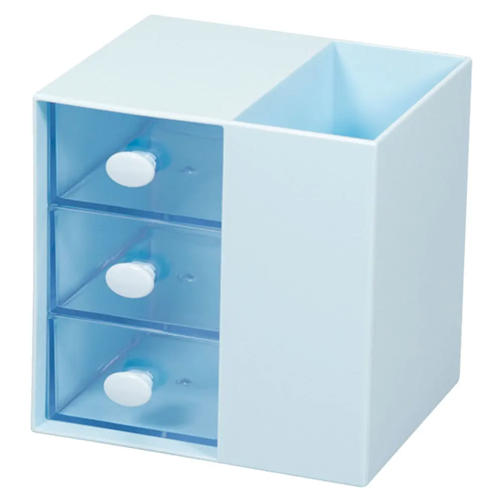 

Desk Organizer Stationery Container Multifunctional Storage Accessory Household Desktop Box Office Supplies