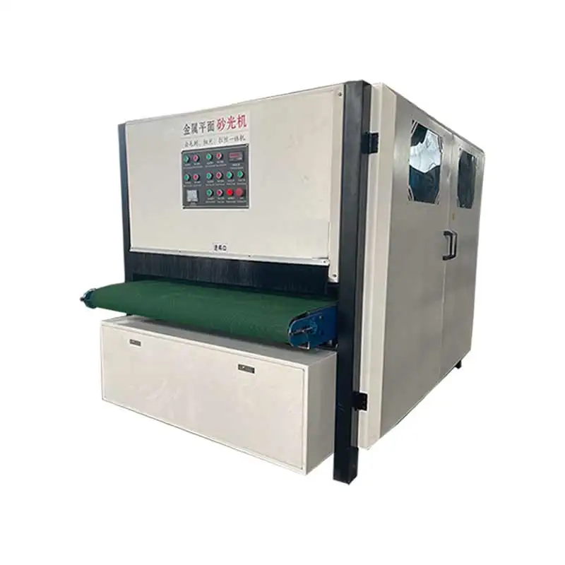CNC Automatic Steel Plate Grinding and Polishing Machine Stainless Steel Wire Drawing Deburring Rust Removal Machine