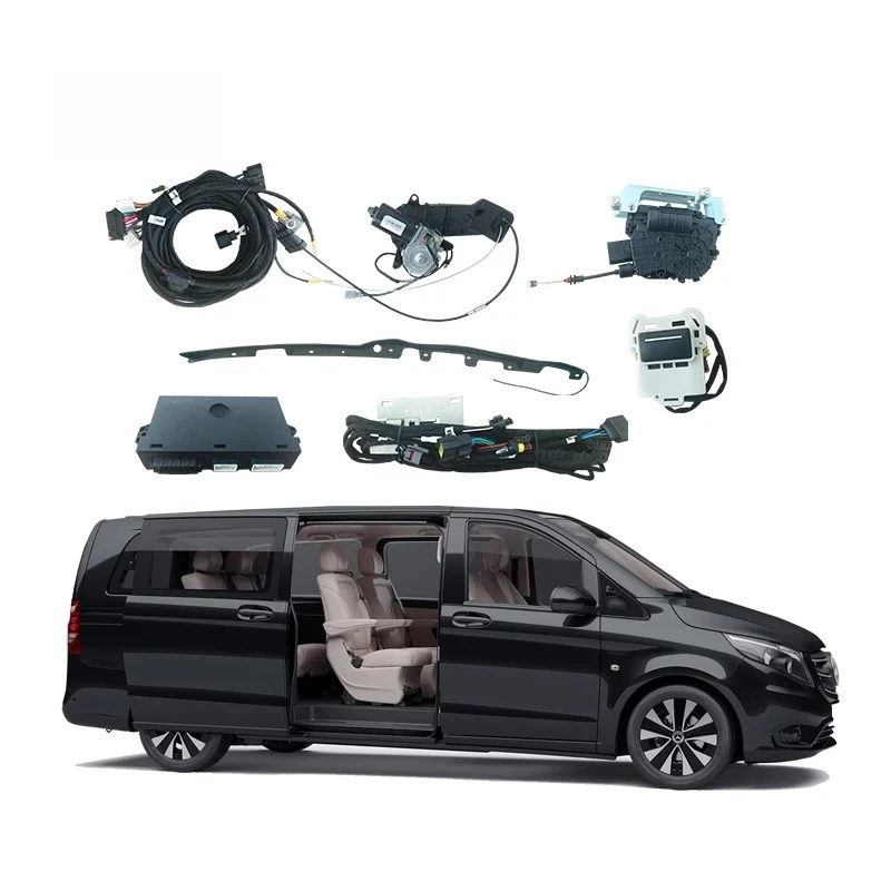 

For Mercedes Benz Vito MPV Electric Car Body Parts Modified Middle Side Middle Door With Key Control Switch