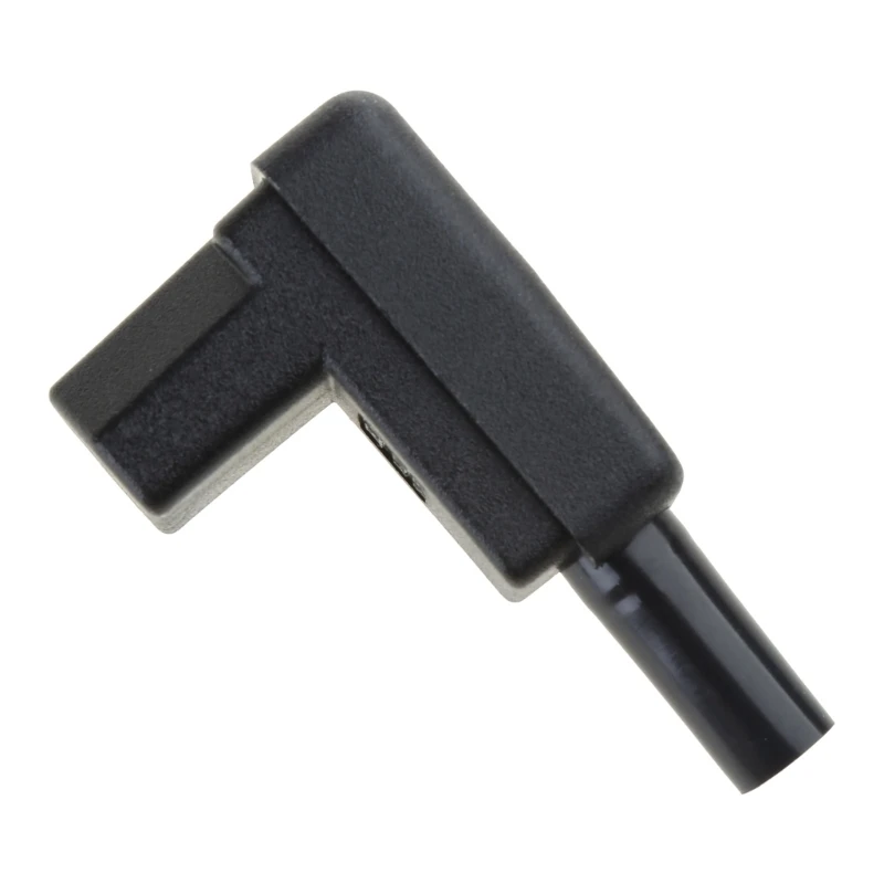 C13 Power Plug 90 Degree Angled IEC 320 Female Plug 10A / 250V Power Cord Cable Connector for Traveller Home