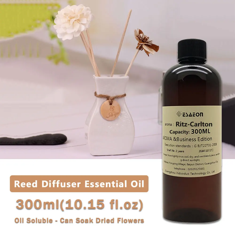 ESAEON 300ml (10.15 fl.oz) Reed Diffuser Oil Hilton Shangri-La Hotel Lasting Aromatherapy Fragrance Perfume Essential Oils Home