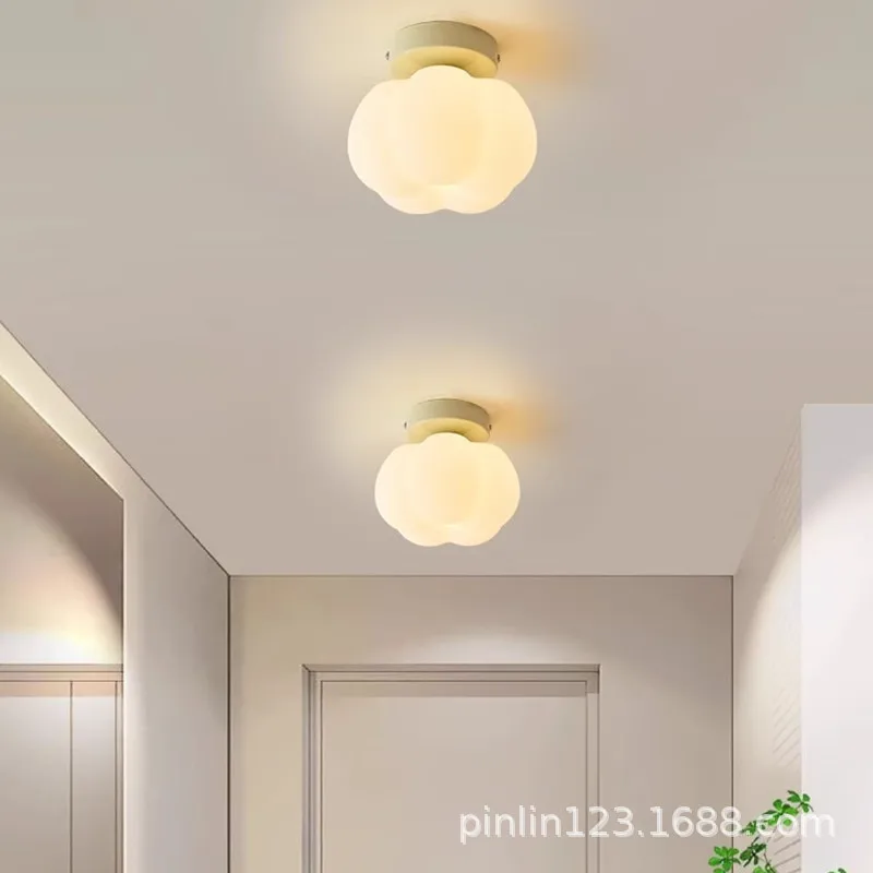 (001)Porch Light Concealed Ceiling Light Cream Style Corridor Light Living Room Nordic Balcony Light