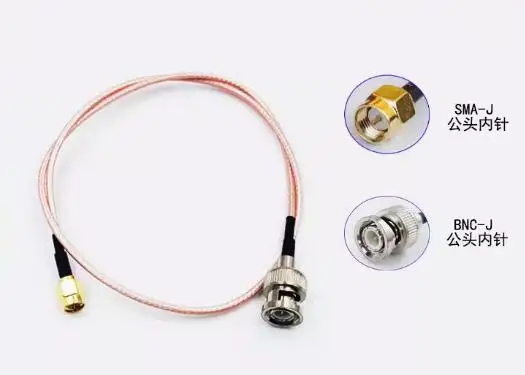 50 Ohm RF SMA-J to BNC-J Connection Line RG316 Connection Line SMA Male to BNC Male Internal Pin