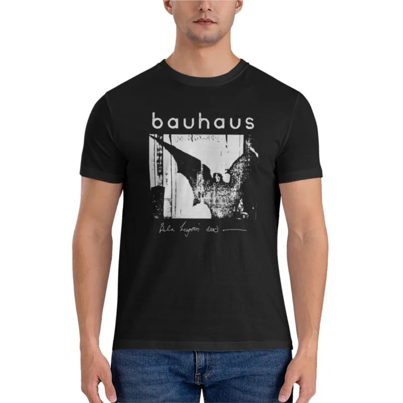 men t-shirt Bauhaus - Bat Wings - Bela Lugosi's Dead Essential T-Shirt graphic t shirt T-shirt for a boy summer male tee-shirt