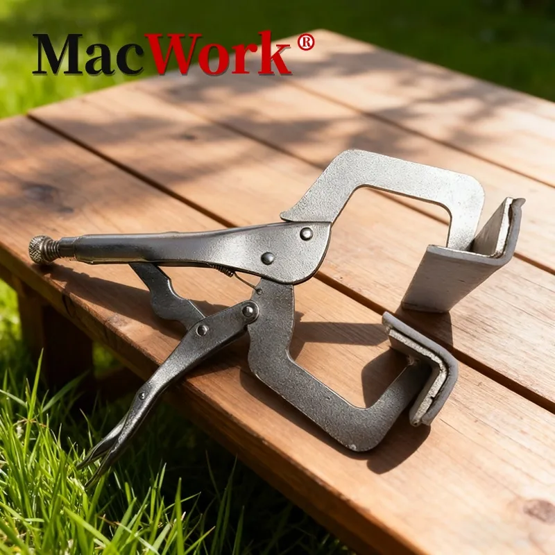 

11 inch C-type Clamp Locking Pliers Toughbuilt Gripping Pliers Multitool Mechanical Welding Pliers With Sponge Car Repair Tools