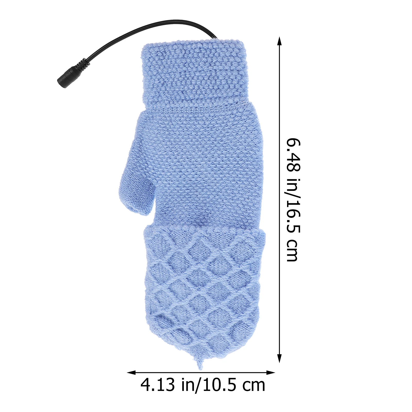 

USB Warm Gloves Heated Work Windproof Heating Mitts Cashmere Portable Thermal Hand Warmer