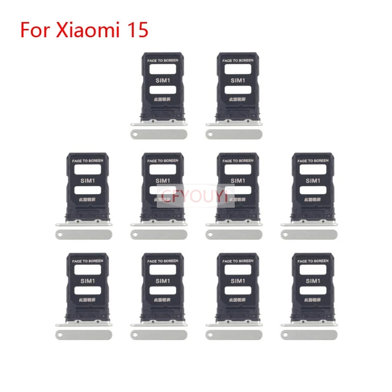 1-10pcs/lot For Xiaomi 15 SIM Card Tray + SIM Card Tray