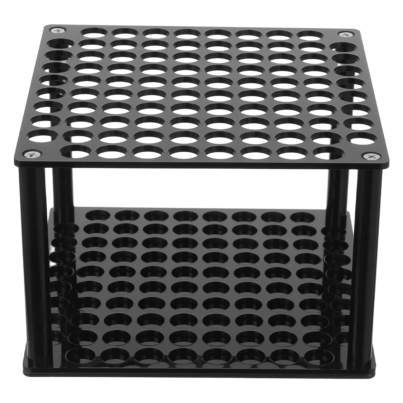 

Acrylic Brush Rack Holder 96 Hole Acrylic Storage Organizer Pen Marker Pencil Stand for Desk Art Supplies Painting Tools