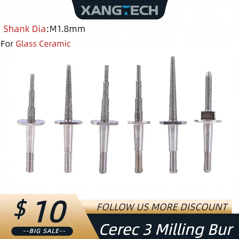 

Dental Sirona Cerec 3 Milling Tools Cutter For Lithium Disilicate Blocks Dental Materials Sirona Cerec CAD CAM