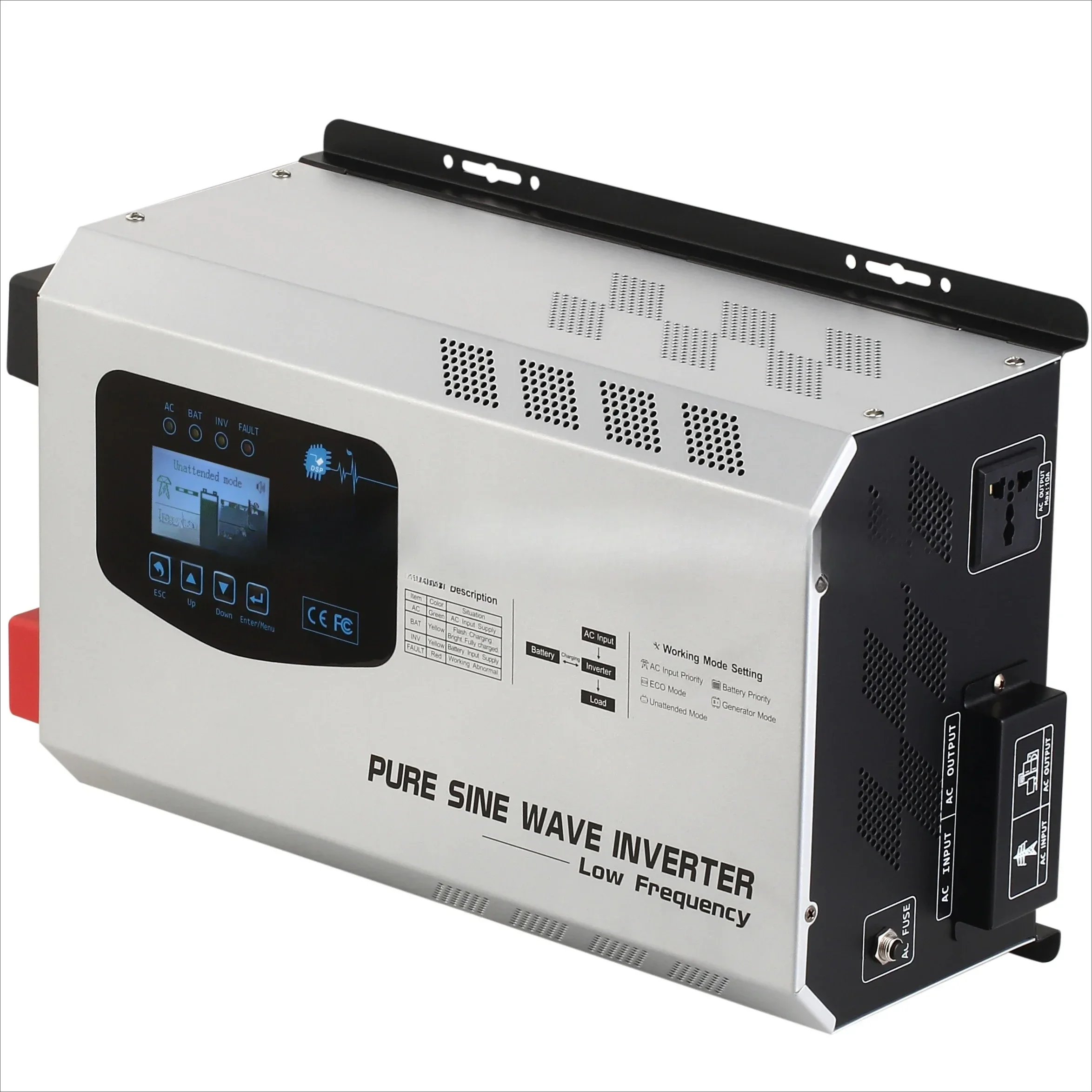 

Frequency Converter 60hz 50hz For Home Use 1500W Pure Sine Wave Inverter Solar System