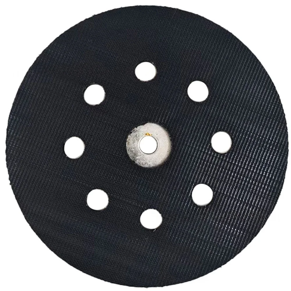 5inch 8 Holes Hook & -Loop Backing Pad M8 Thread Polishing Disc For Sanding Wood Backing Sanding Disc Pad Power Tools