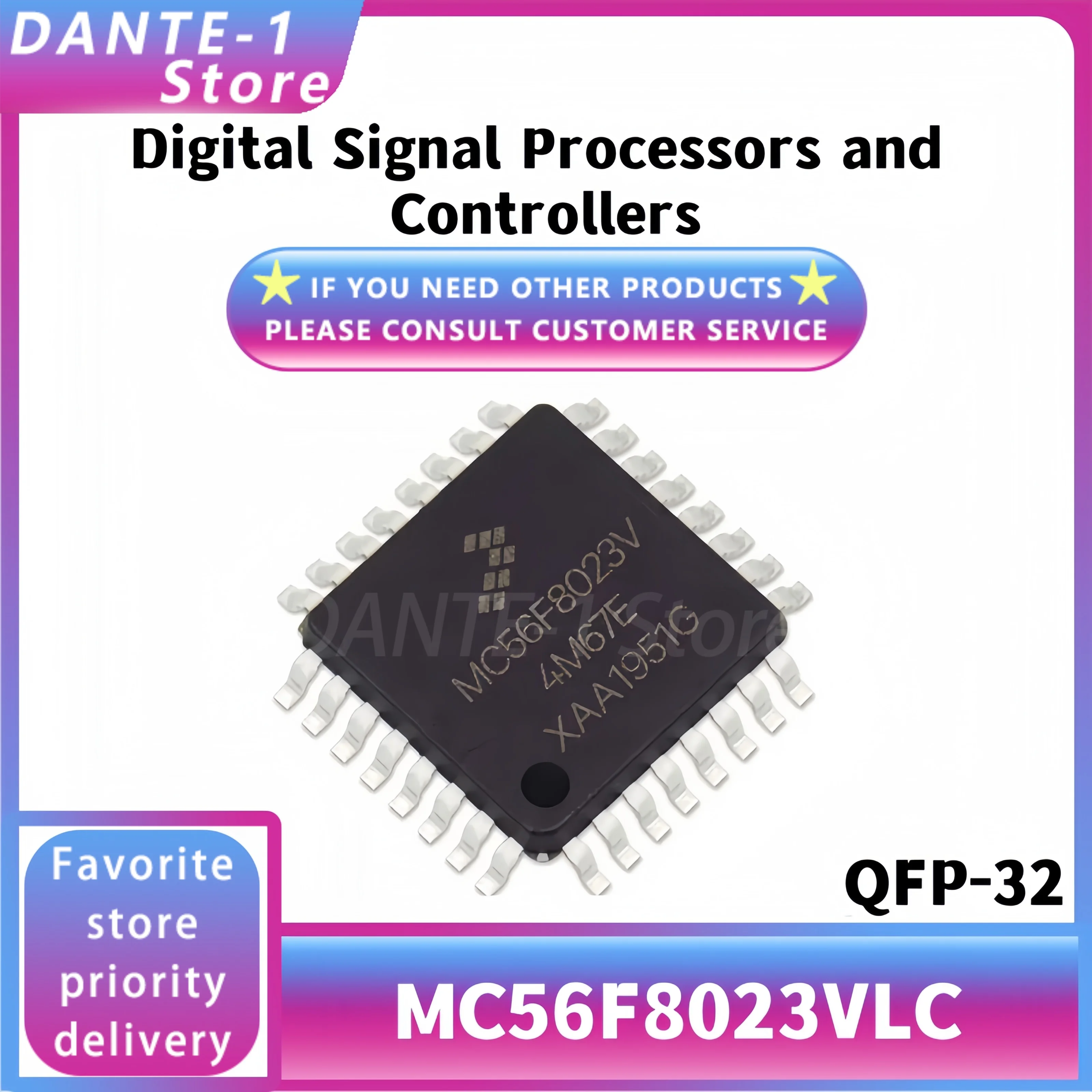 MC56F8023VLC MC56F8023 processore e Controller di segnale digitale QFP48-DSP, DSC originale in stock