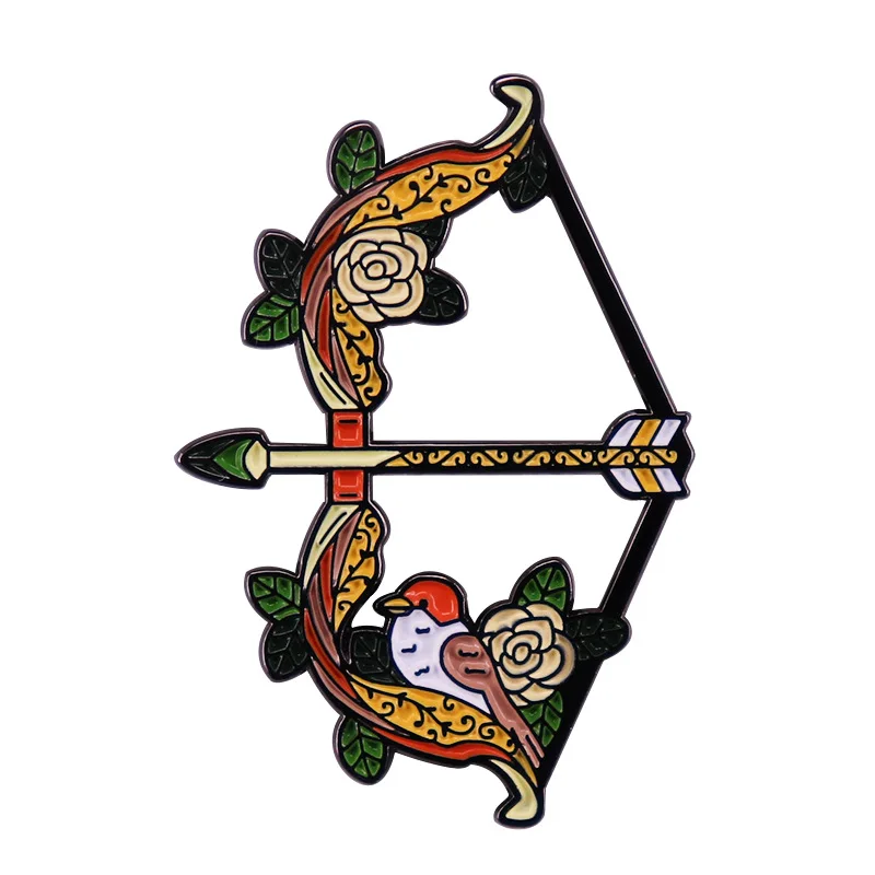 بروش أنيمي عبر الحدود، إكسسوارات الملابس الكرتونية للفيلم والتلفزيون، دبوس طوق ملون على شكل كلب قطة إبداعي #1