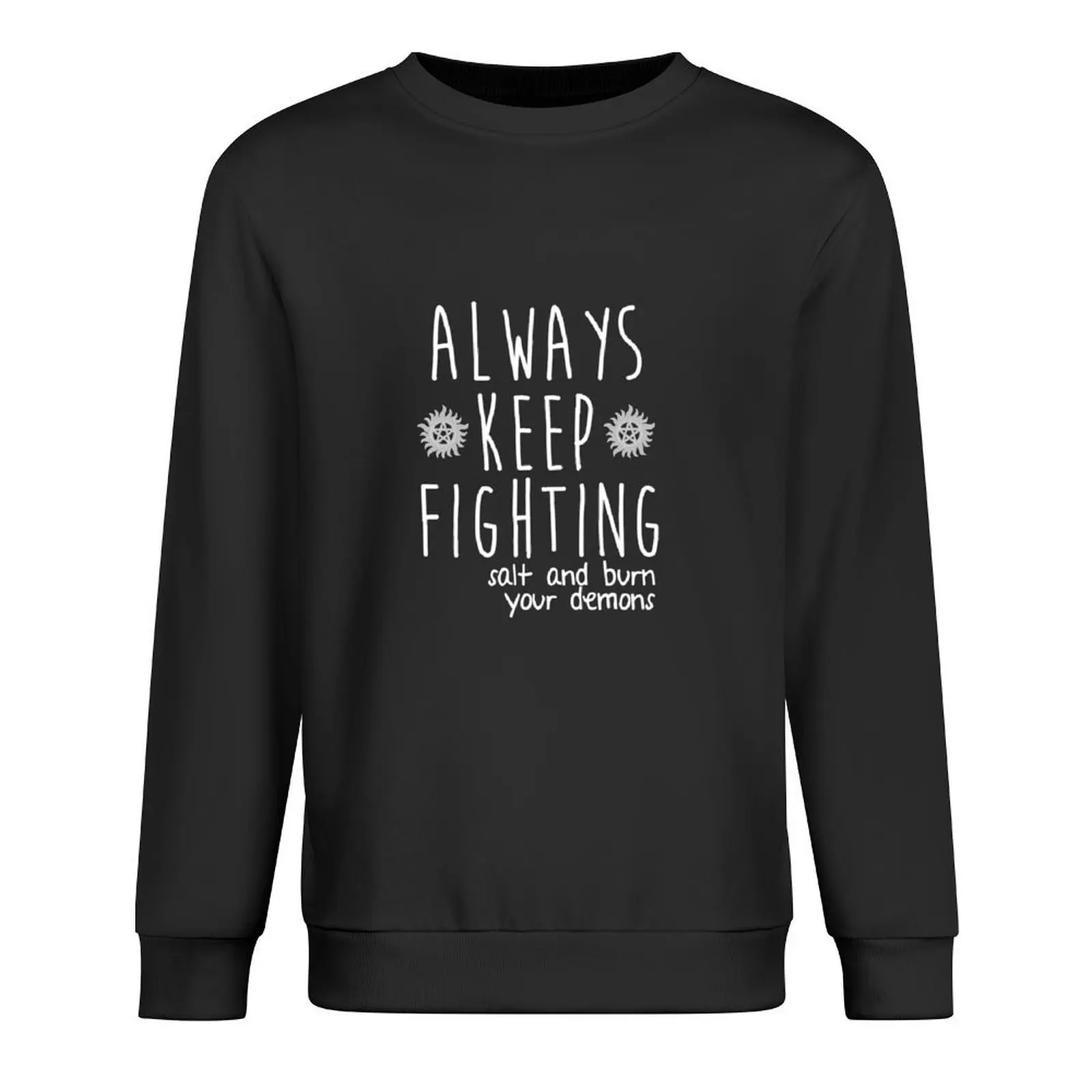 

Always Keep Fighting Pullover autumn men wear men's winter sweater autumn clothes hooded sweatshirt for men