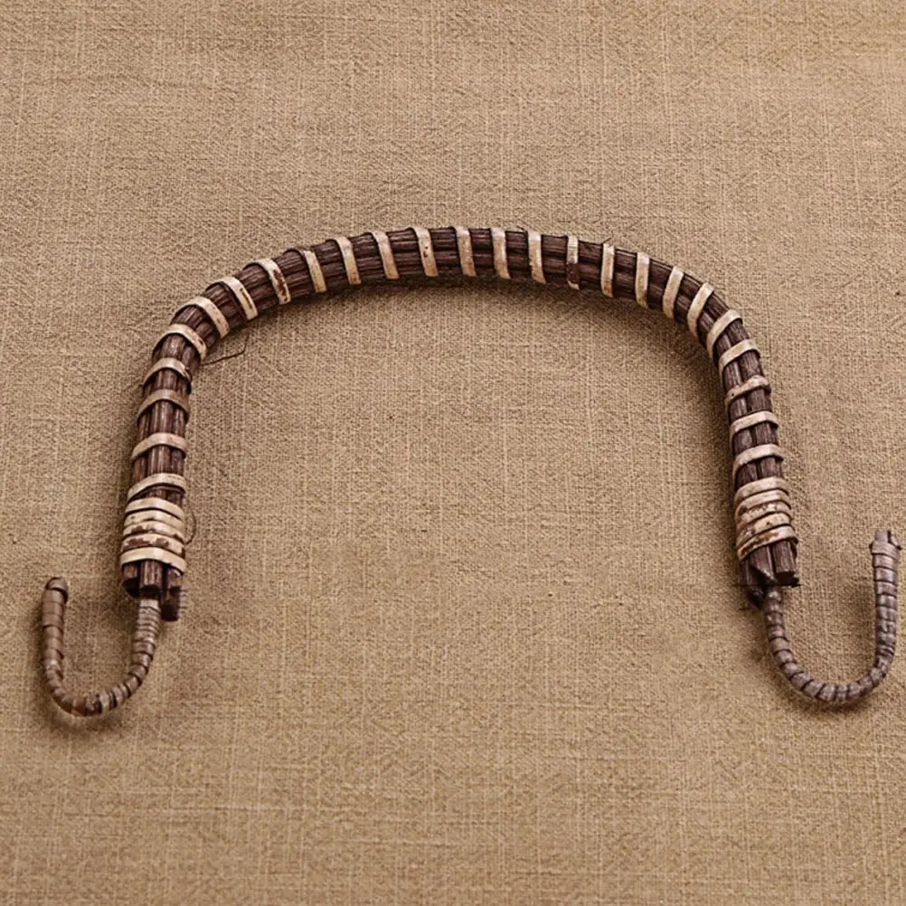 

4pcs Plastic Woven Handle Replacement For Kettle Pot Grip Anti-Burn Rural Style Decorative Kitchen Cookware Accessory Tool