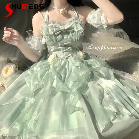 10 best sales grön lolitaklänning - №10