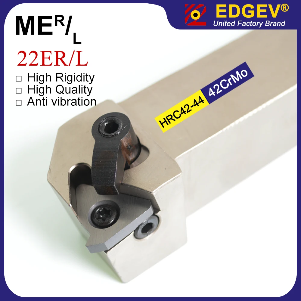

MER2525M22 MER3232P22 External Thread Turning Tool 22ER Metal Threaded Insert Holder Thread Cutter Lathe Cutting Tools