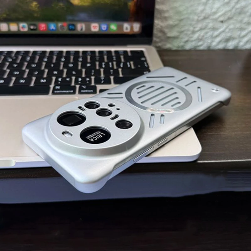 Hülle für XIAOMI 12 12x13, 13T, 14 15 Ultra 17 Pro Max, magnetisch, rahmenlos, ultradünn, hohle Wärmeableitung, harte PC-Rückseite