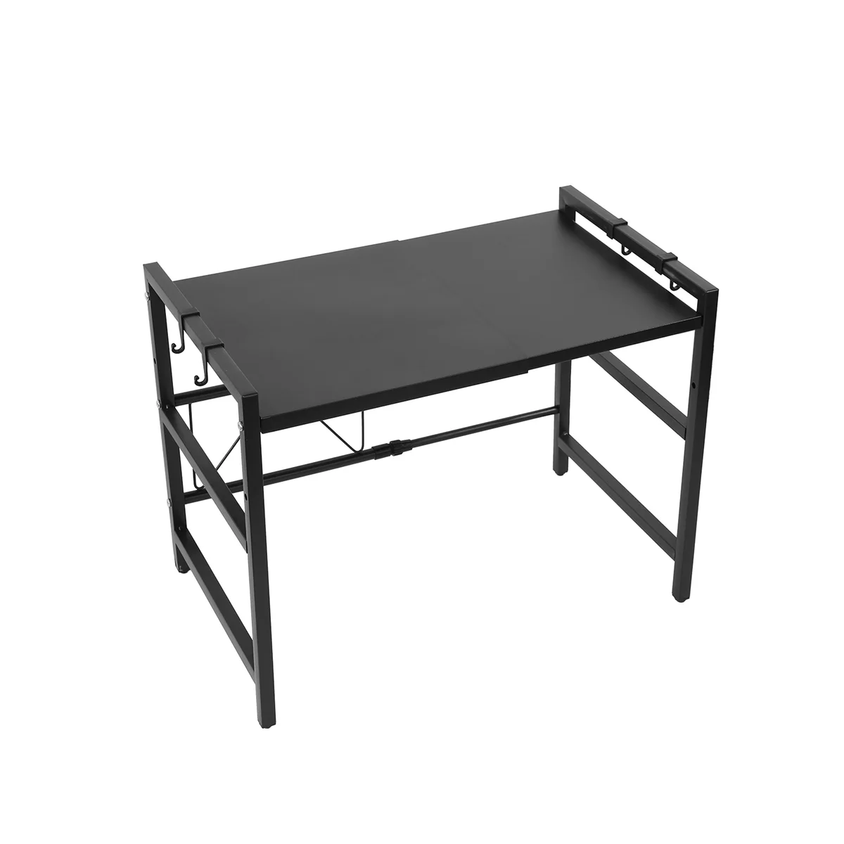 

Expandable Microwave Oven Rack, 2-Tier Adjustable Countertop Shelf