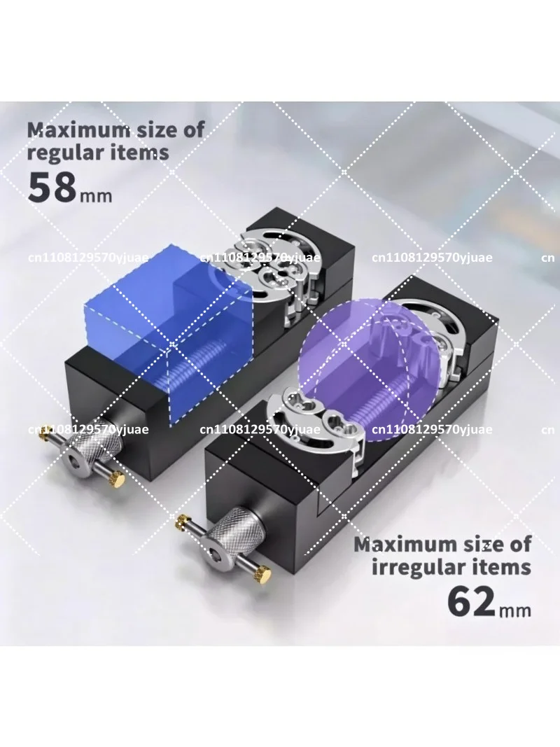 Precision Mini Vise, Self-Adjusting Heavy Duty Clamp for Micro Work, Machinist Vise for Accurate Holding