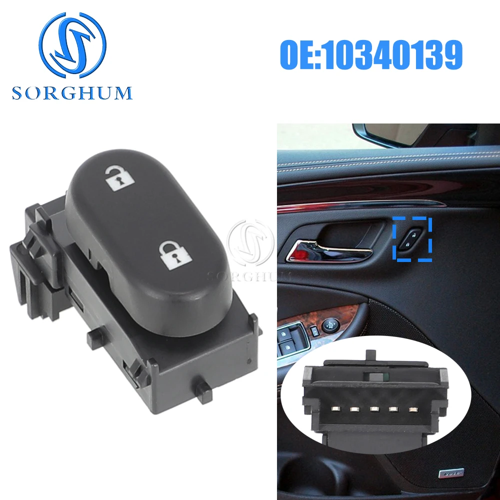 10340139 Power Door Lock Switch Right Left For Chevrolet Impala 2006-2013 Impala Limited 2014-2016 Interior Door Lock Button