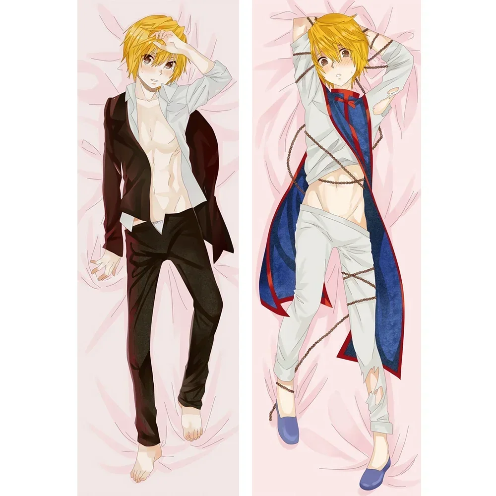 Anime Dakimakura Hunter Kurapika BL Male Hugging Body Pillowcase Otaku Home Bedding Cushion Pillow Cover DIY Custom Made