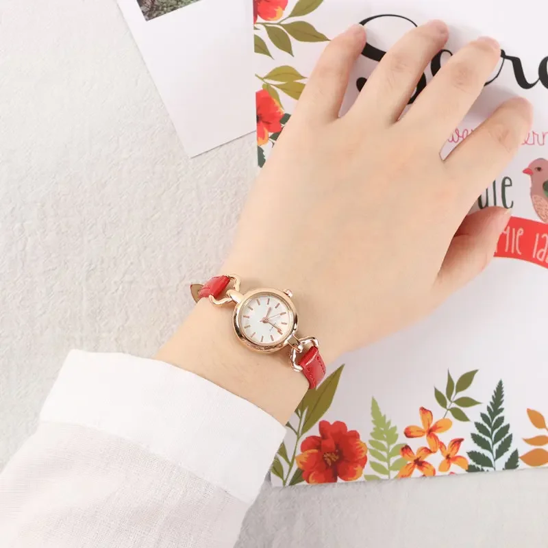 Small Dial Women's Watches Simple Quartz Wristwatches Leather Watches Ladies Watch Gift Girls Students Clock Reloj Para Mujer 시계