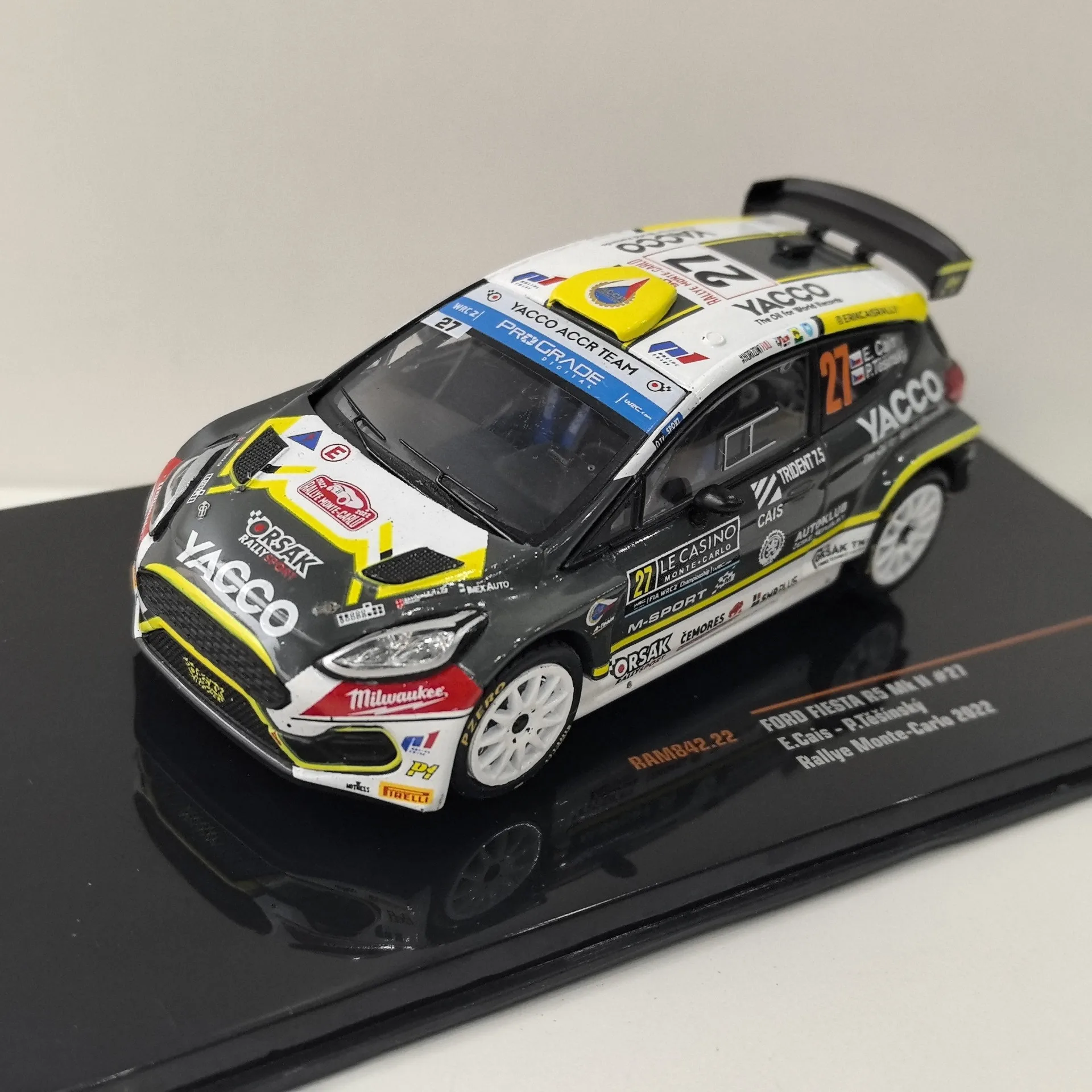 

Diecast IXO 1:43 Scale Ford Fiesta R5 #27 2022 Ford Racing Alloy Car Model Collectible Toy Gift Souvenir Display Ornament
