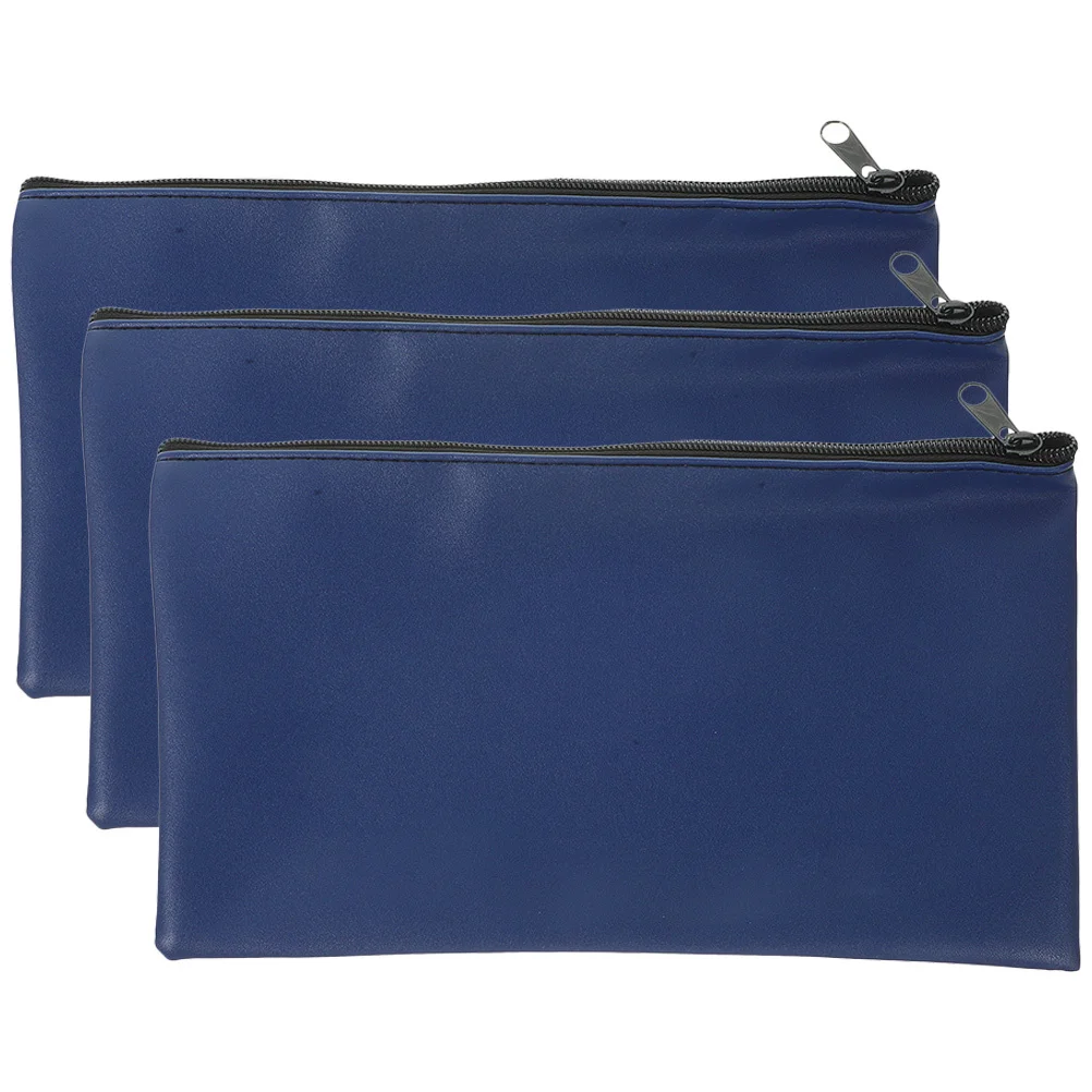 

3 шт. сумки для билетов на молнии, органайзеры для купюр, большая емкость, держатели для денежных квитанций, мешочки для денег для путешествий, работы, школы