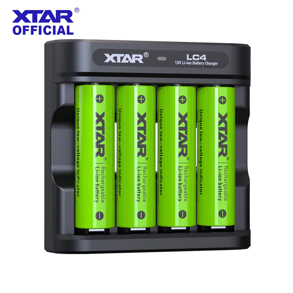 

XTAR Charger Sets 4PCS 1.5V AA 2700mWh Indicator Batteries + Rechargeable Li ion Batteries AAA AA Battery Charger LC4