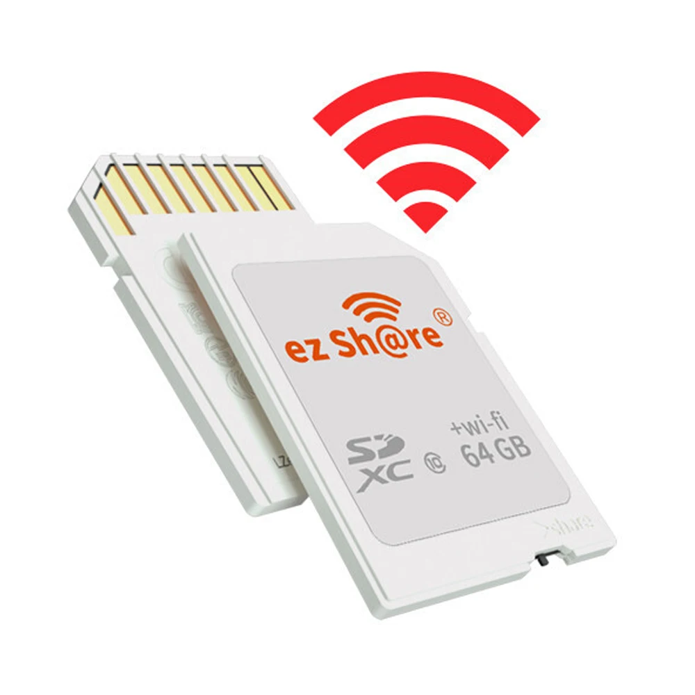 Original EZ share Memory SD Wifi Card 32GB 16GB wireless Share Card Class 10 64G 128G for canon/nikon/sony card