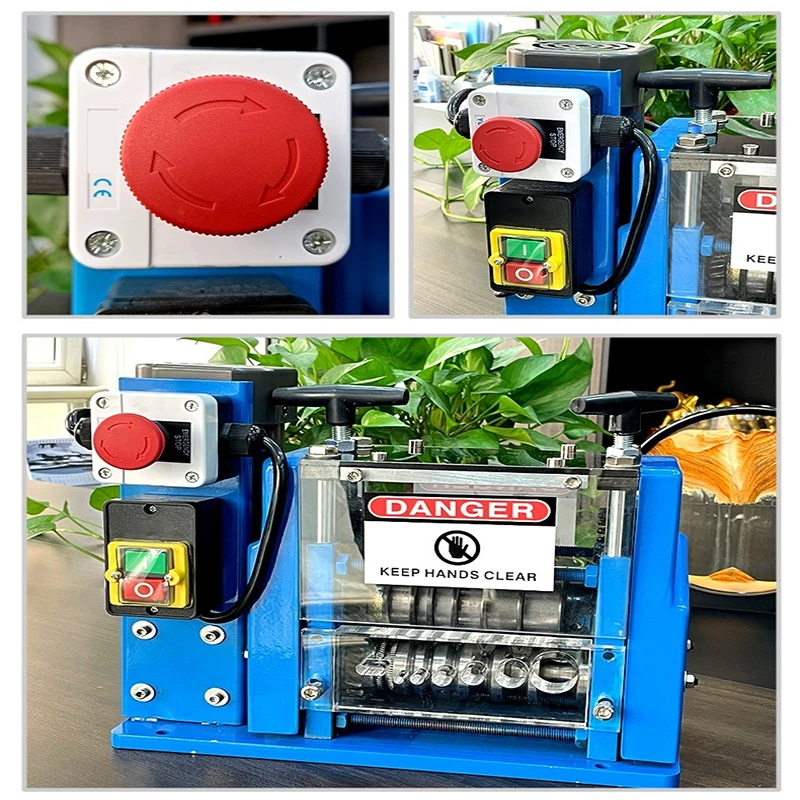 

220V Electric Wire Stripping Machine Cable Stripper for Removing Plastic & Rubber From Wire, Copper Recycle