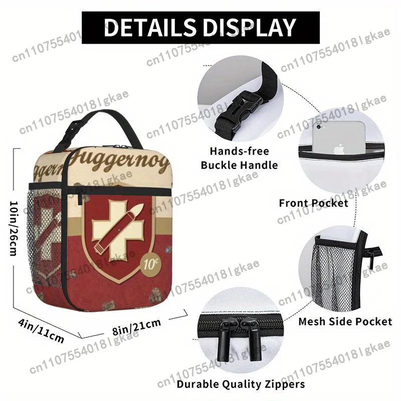 1pc Juggernog Energy Drink Printed Thermal/Insulated Bag - Cooler & Warmer, Portable Refrigerated Bag Suitable for, Office, Outd - view 5