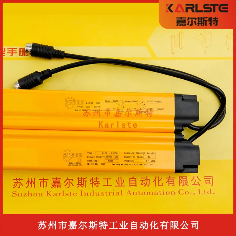 

2025 Совершенно новый оригинальный E100-B324N Letter SENSORC, датчик световой завесы безопасности, подлинная поддельная один штраф, десять