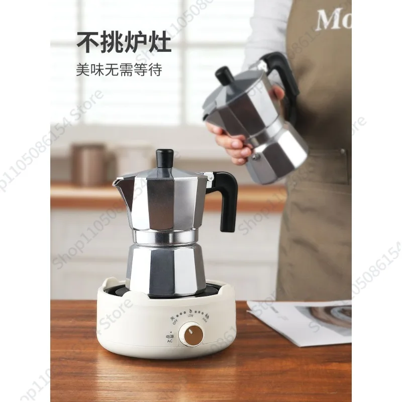 وعاء موكا المنزلية الإيطالية المشروب إبريق قهوة صغير في الهواء الطلق ماكينة إسبريسو مجموعة أواني القهوة المشروب اليدوي