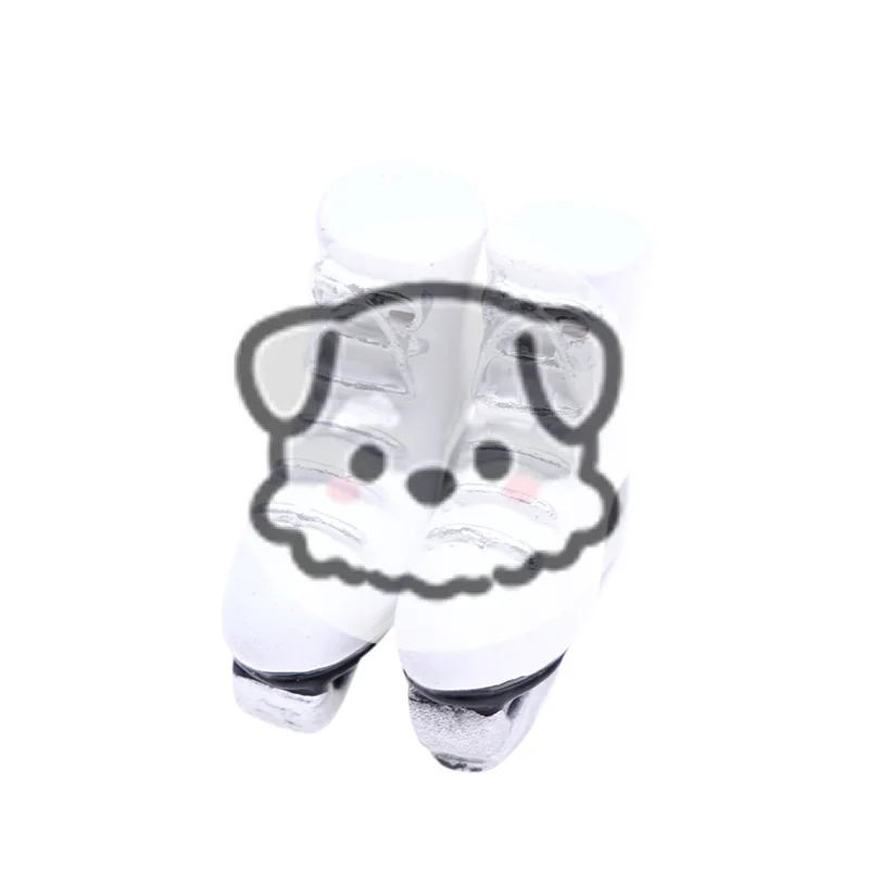 

1 пара миниатюрных роликовых коньков для кукольного домика, имитация обуви для катания, модель-реквизит для кукол, декоративный подарок, детская игрушка, аксессуары для кукол