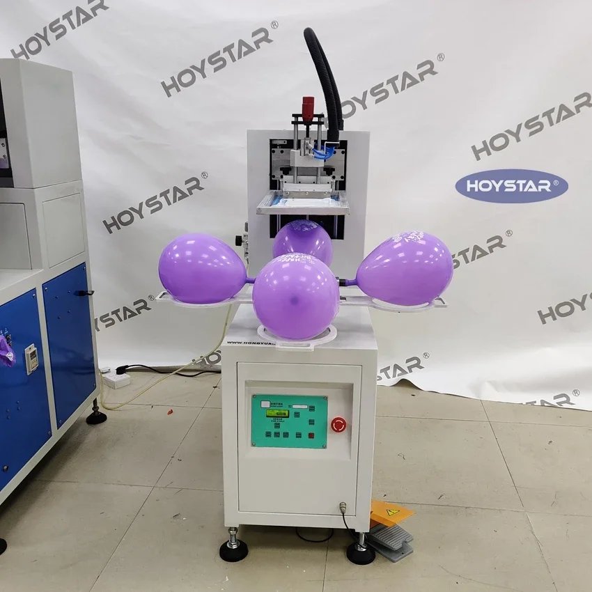 1 Color Balloons Screen Printing Machine Suitable For Print Custom Logo On Latex Balloons